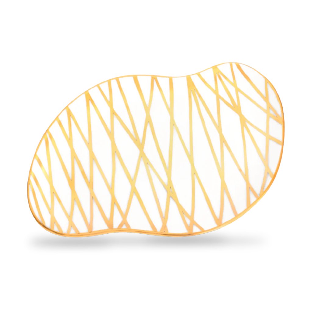 Frost - Gold Oval Dish - nammi.isElin Inga