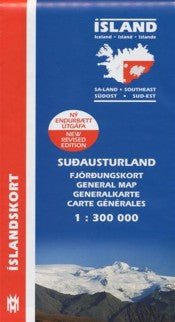 General Maps 1:300000 South East Iceland - nammi.is