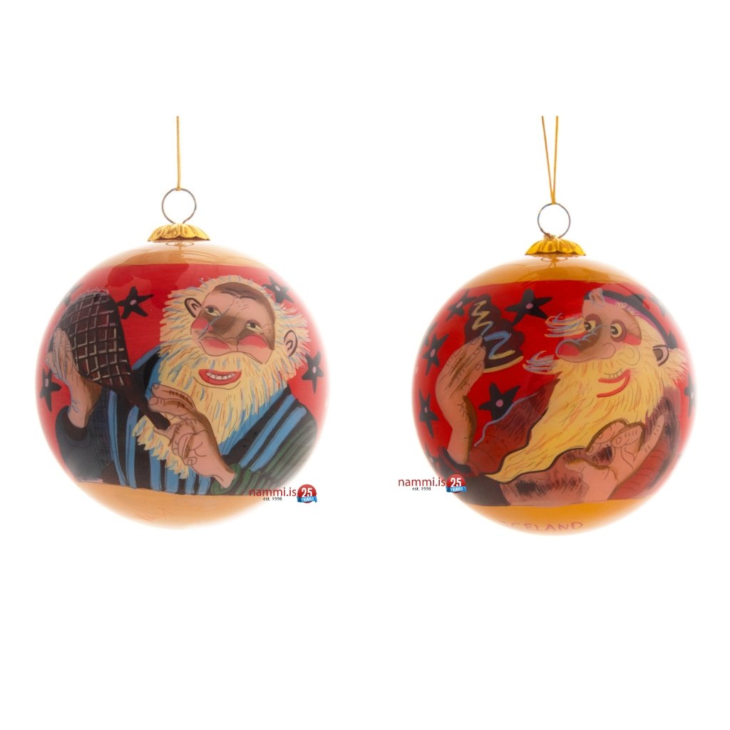 Hand Painted Christmas Baubles, DOORWAY SNIFFER & MEAT HOOK - nammi.isEymundsson