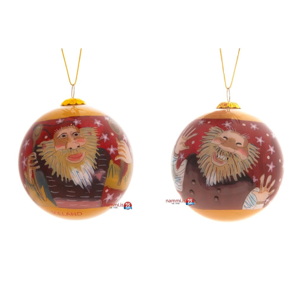 Hand Painted Christmas Baubles, SHORTY & SPOON LICKER - nammi.isEymundsson