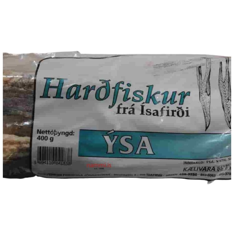 Harðfiskur ýsuflök / Dried Haddock fillets (400 gr.) - nammi.is