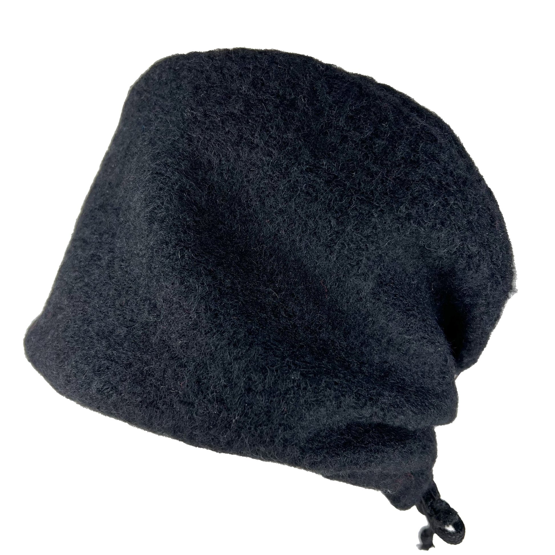 Hera - wool hat - black - nammi.isÓfeigur