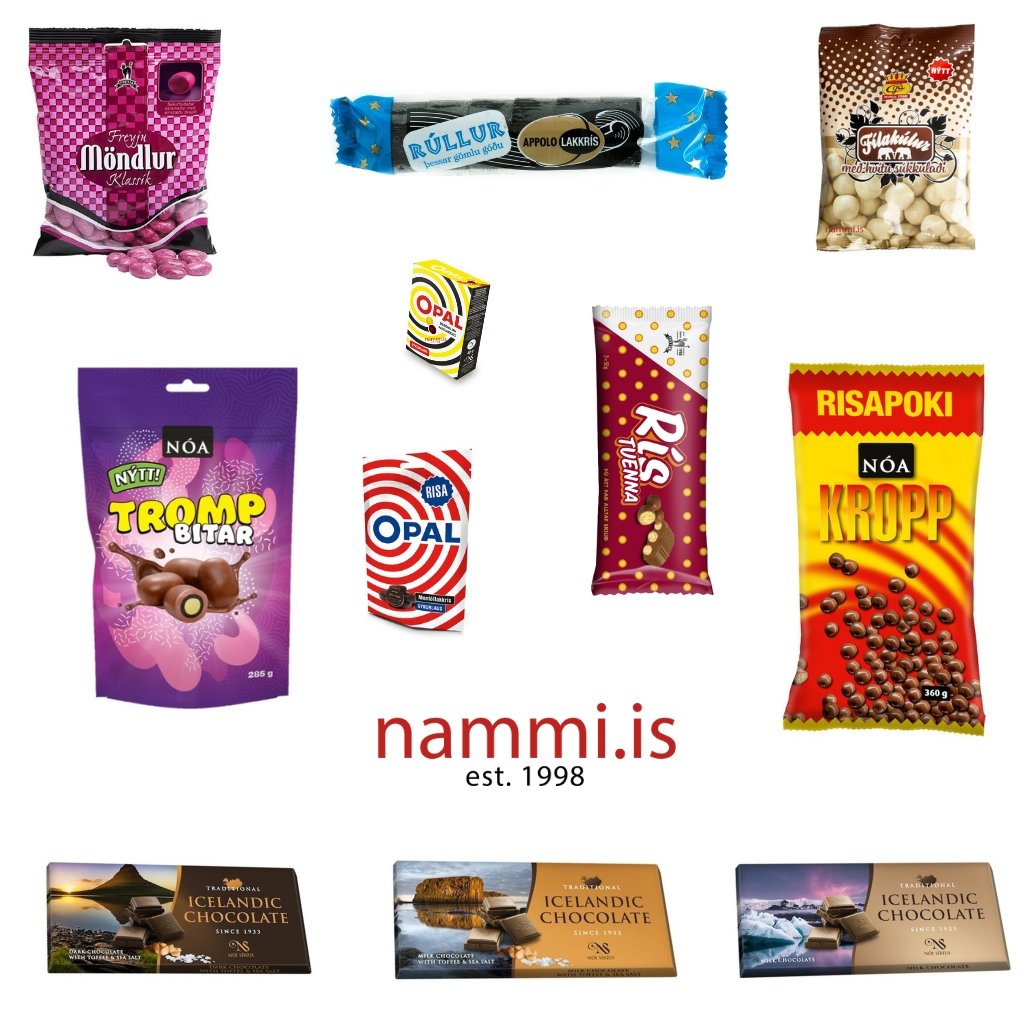 Icelandic Candy Box (11 pc) 2kg - nammi.is