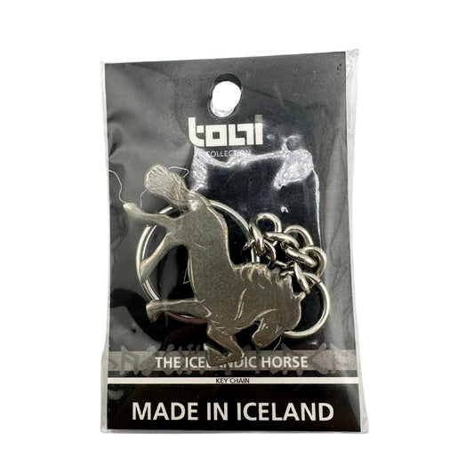 Icelandic Horse / Steel Key Chain - nammi.isnammi.is