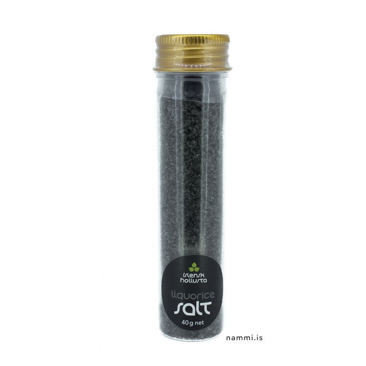 Icelandic Spiced Salt / Liquorice (40 gr.) - nammi.is