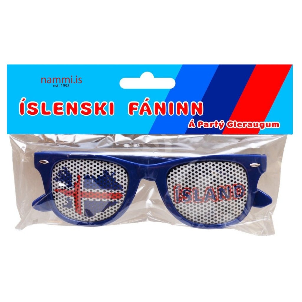 Íslenski fáninn Sólgleraugu / Icelandic Flag Sunglasses - nammi.is