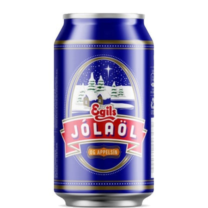 Jólaöl & Appelsín sugar-reduced (330 ml) - nammi.is