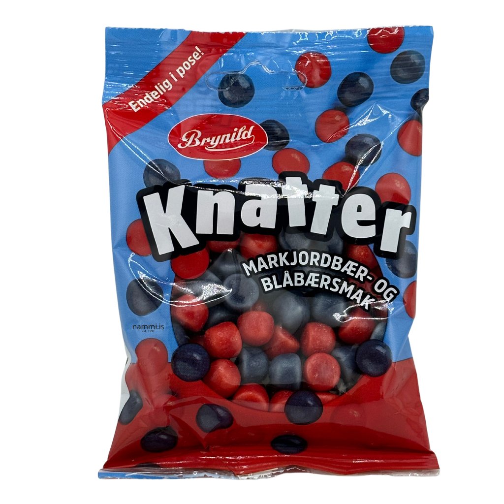 Knatter Strawberry & Blueberry (80gr) - nammi.isFreyja