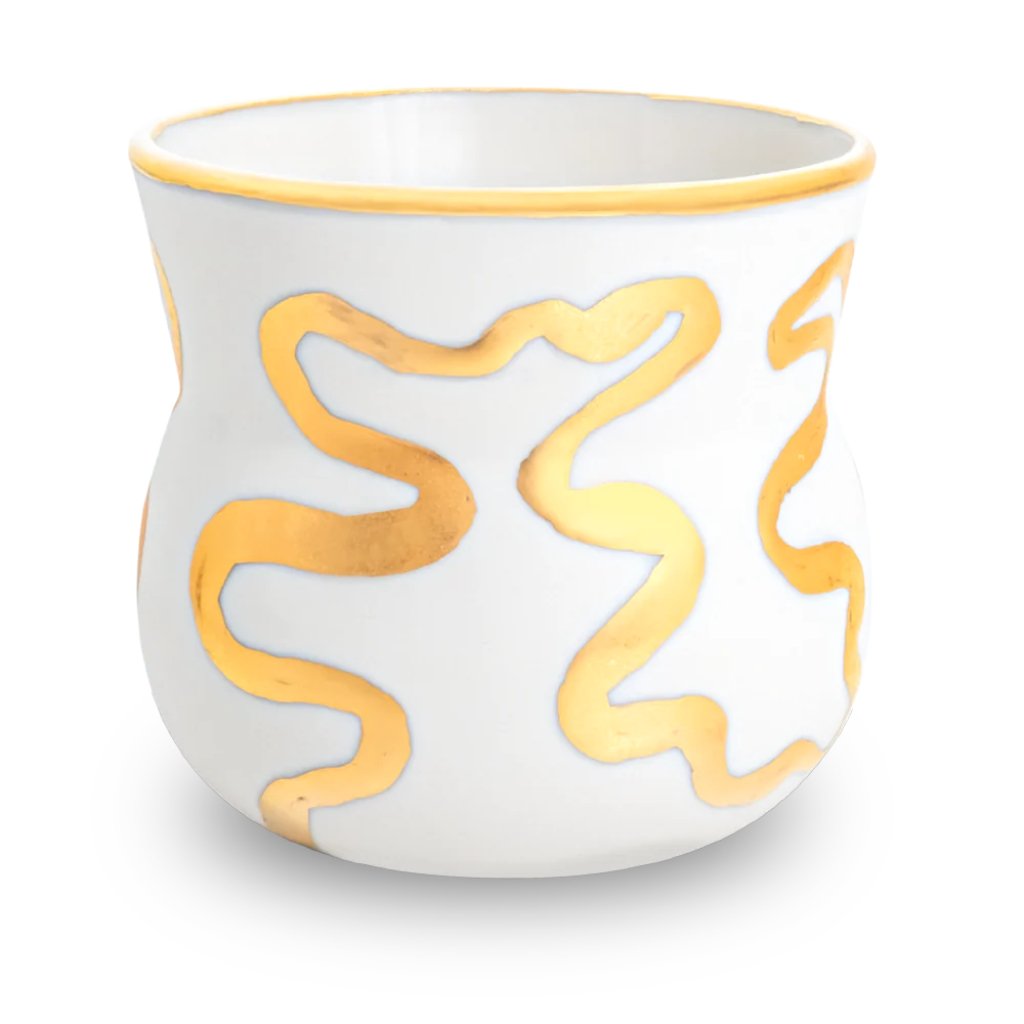 Lækur - Gold Oval Coffee Cup - nammi.isElin Inga