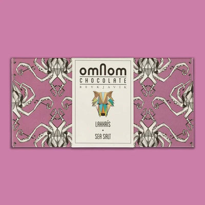 Lakkrís + Sea Salt / Omnom Chocolate 60 grams - nammi.is