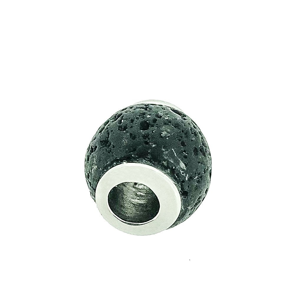 Lava Bead - 11 mm - Titanium - nammi.isÓfeigur