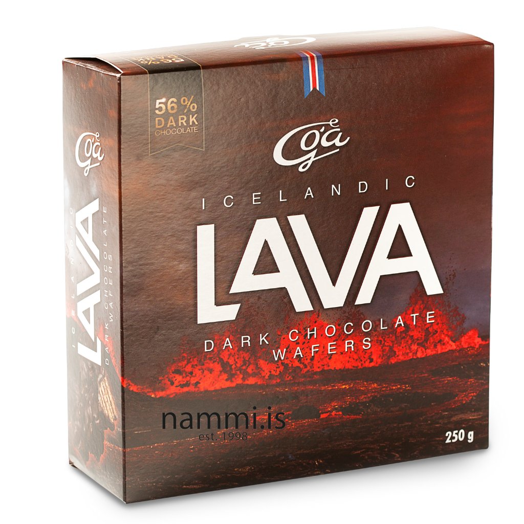 Lava Dark Chocolate Covered Biscuit & Puffed Rice (250 gr.) - nammi.isGóa Linda