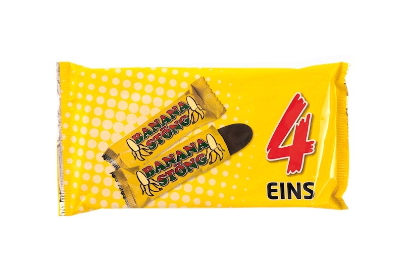 Lindu Bananastöng (4x30 gr.) - nammi.is