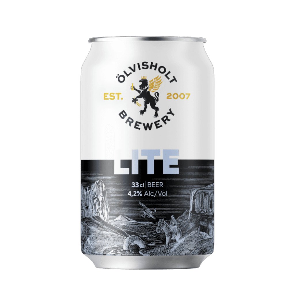 Lite 4.2% / Ölvisholt Beer (330 ml.) - nammi.isÖlvisholt