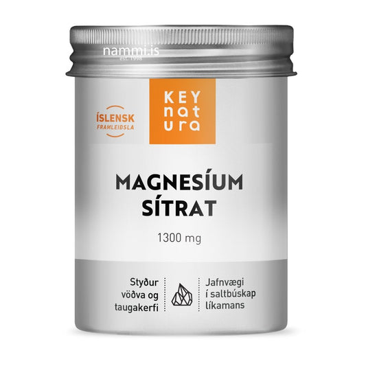 Magnesium citrate - 60 Capsules - nammi.is