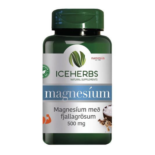 Magnsium 500 mg / ICEHERBS - nammi.isIceherbs