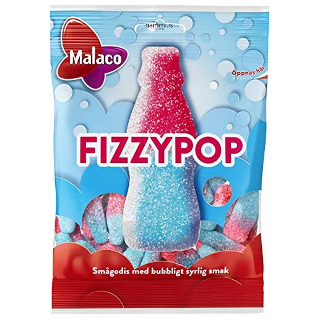 Malaco Fizzypop / 80gr. - nammi.isnammi.is