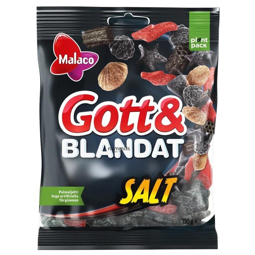 Malaco Gott & Blandat Salt / 150gr. - nammi.isnammi.is