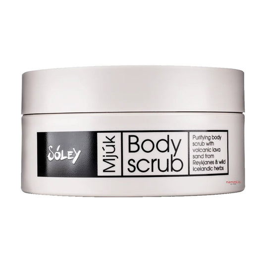 mjúk - Softening body scrub - nammi.isSóley Cosmetics