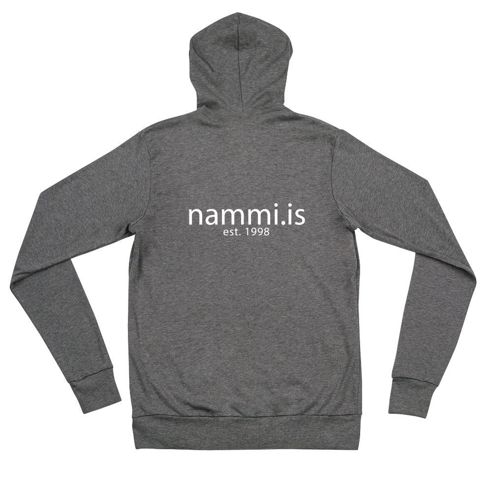 nammi.is Unisex zip hoodie - nammi.is