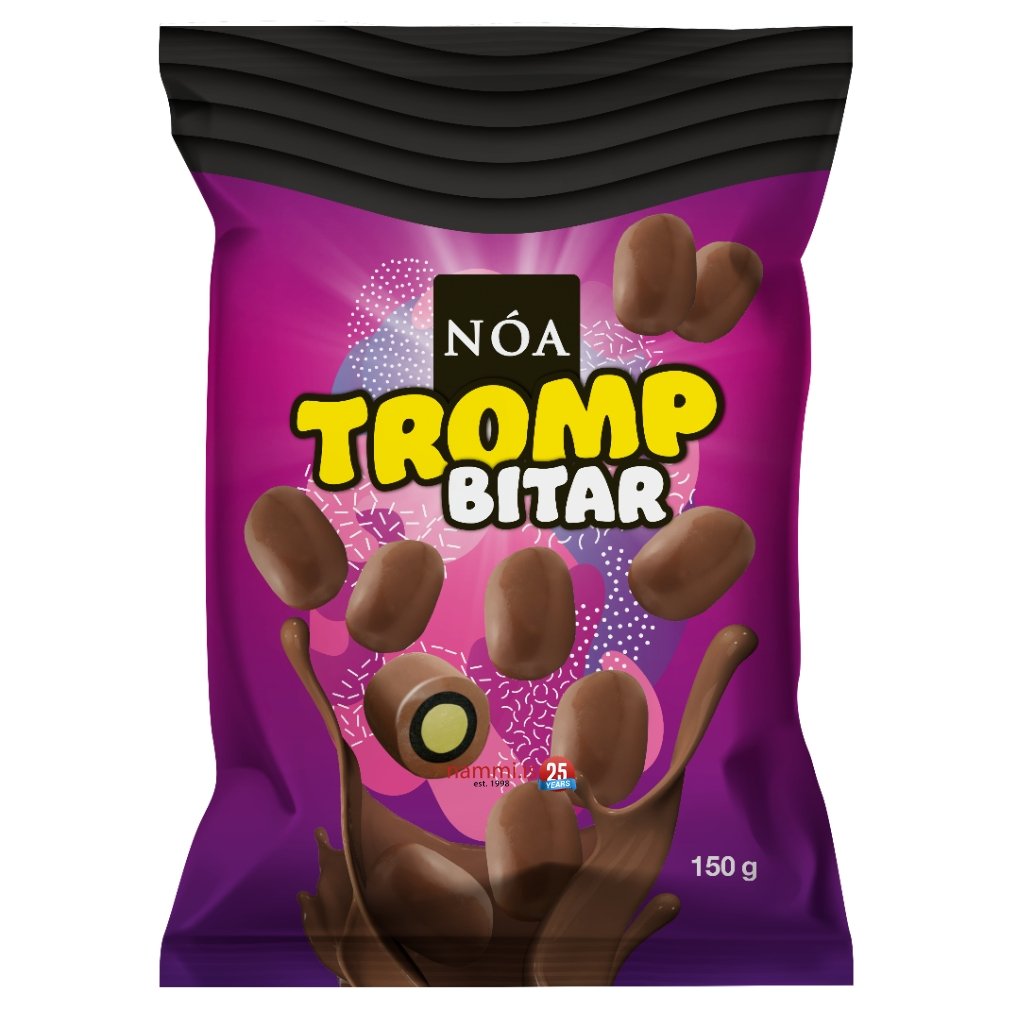 Nóa Lakkrís TROMP Bitar (Chocolate & Marzipan) (150 gr.) - nammi.isNói Síríus