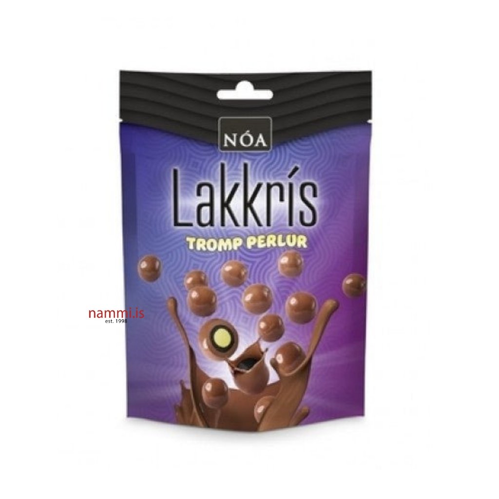 Nóa Lakkrís with Chocolate & Marzipan (150 gr.) - nammi.is