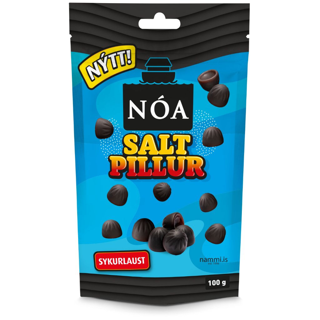 Nóa Saltpillur - 100 gr. - nammi.isNói Síríus