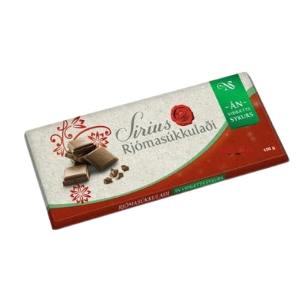 Nói Síríus Cream Chocolate without Sugar / 100 gr - nammi.is