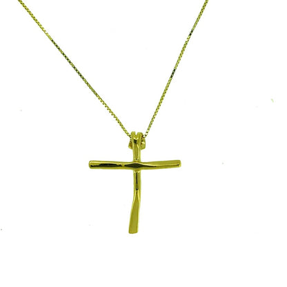 Ófeigur - Gold plated Cross - nammi.is