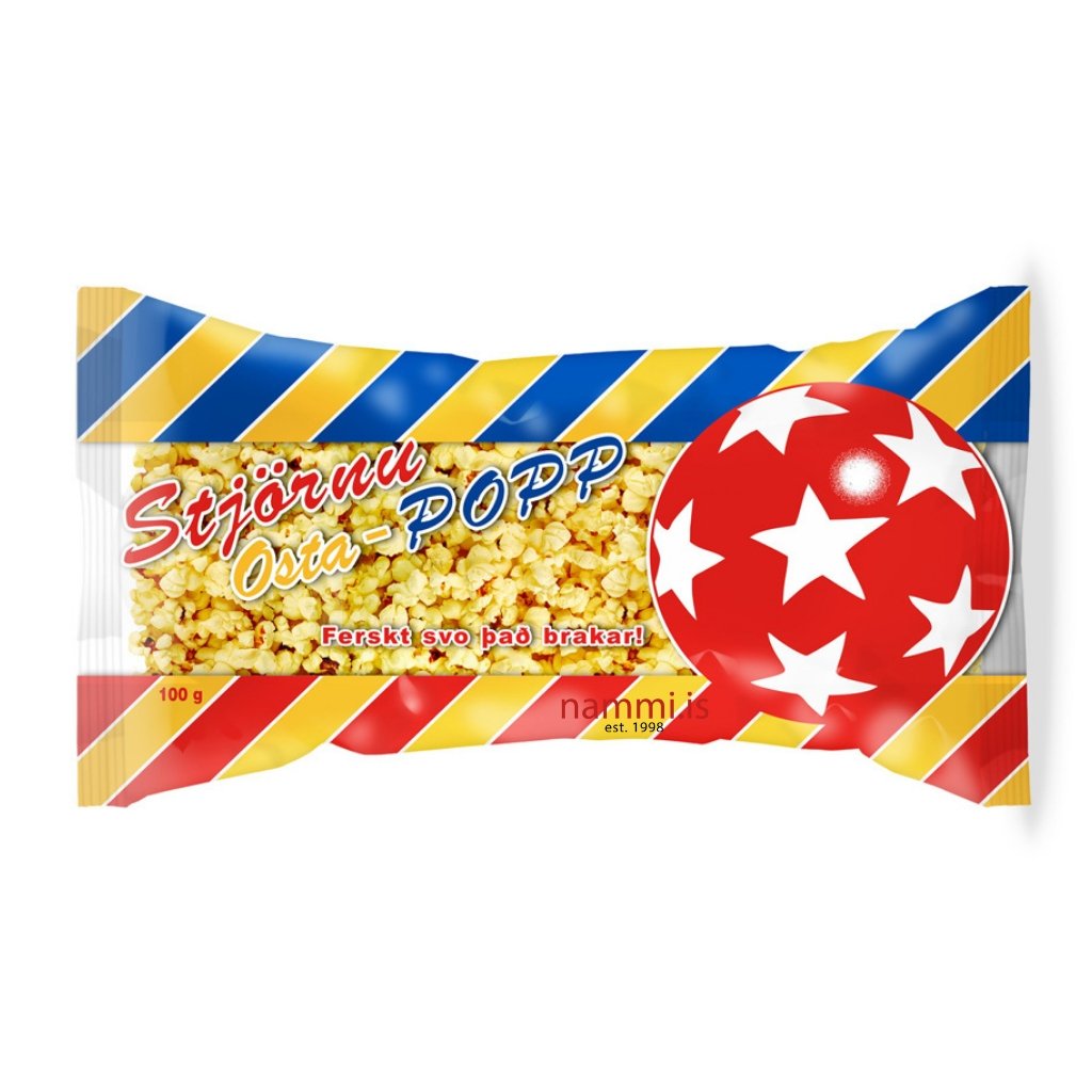 Ostapopp / Cheese Popcorn (100 gr.) - nammi.is