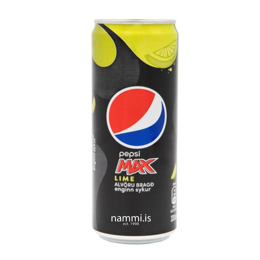 Pepsi Max Lime / Soft Drink (330ml.) - nammi.isÖlgerðin