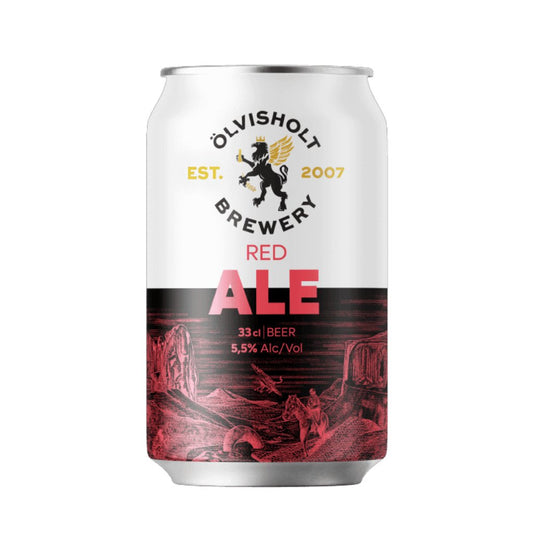 Red Ale 5.5% / Ölvisholt Beer (330 ml.) - nammi.isÖlvisholt