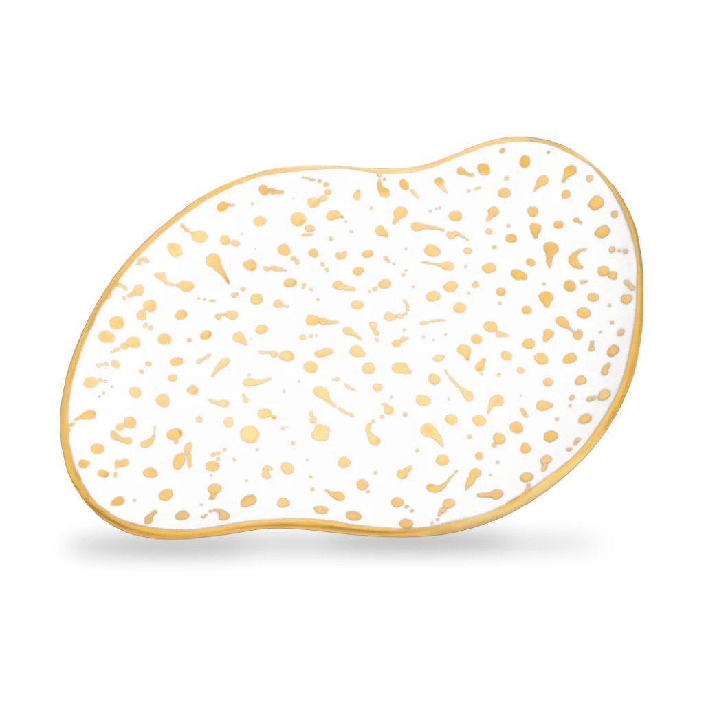 Regn - Gold Oval Dish - nammi.isElin Inga