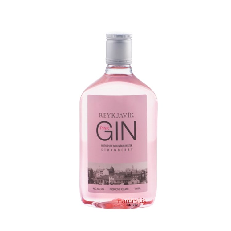 Reykjavík Pink Gin 500 ml. - nammi.is