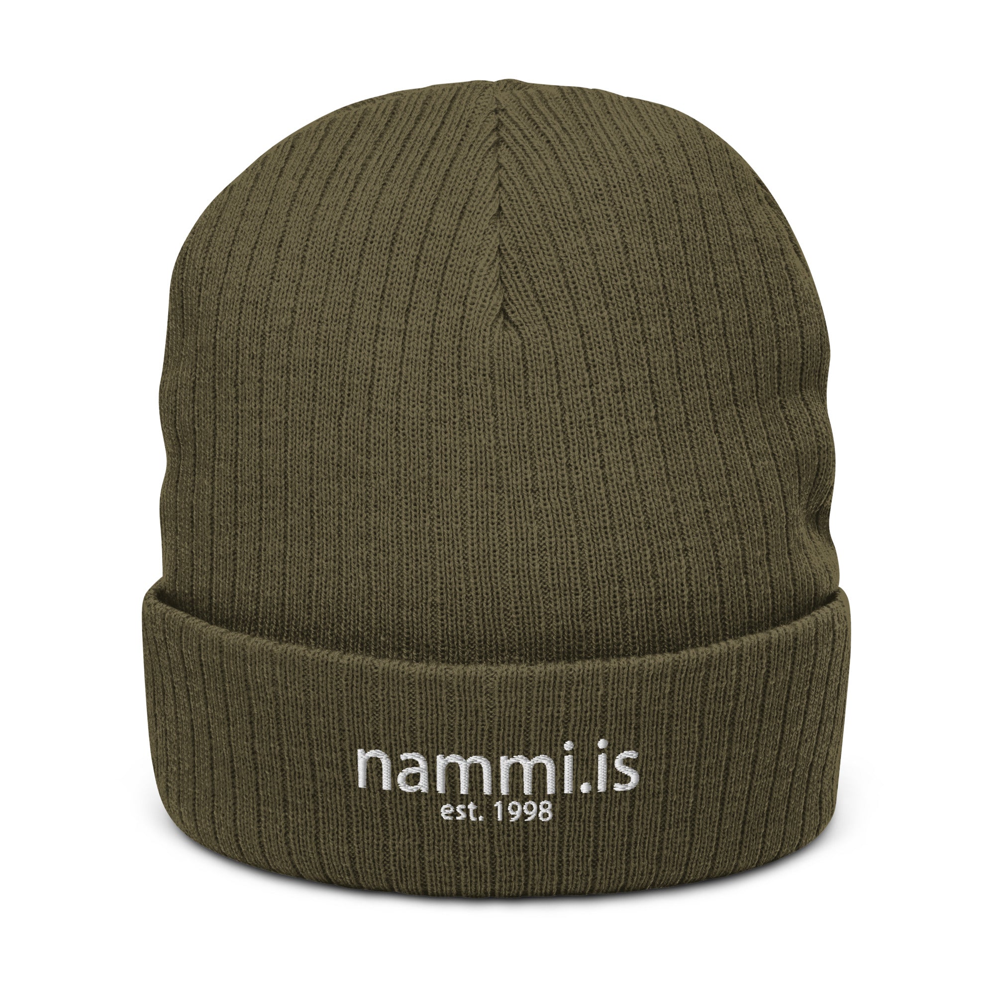 Ribbed Knit Beanie - nammi.isnammi.is