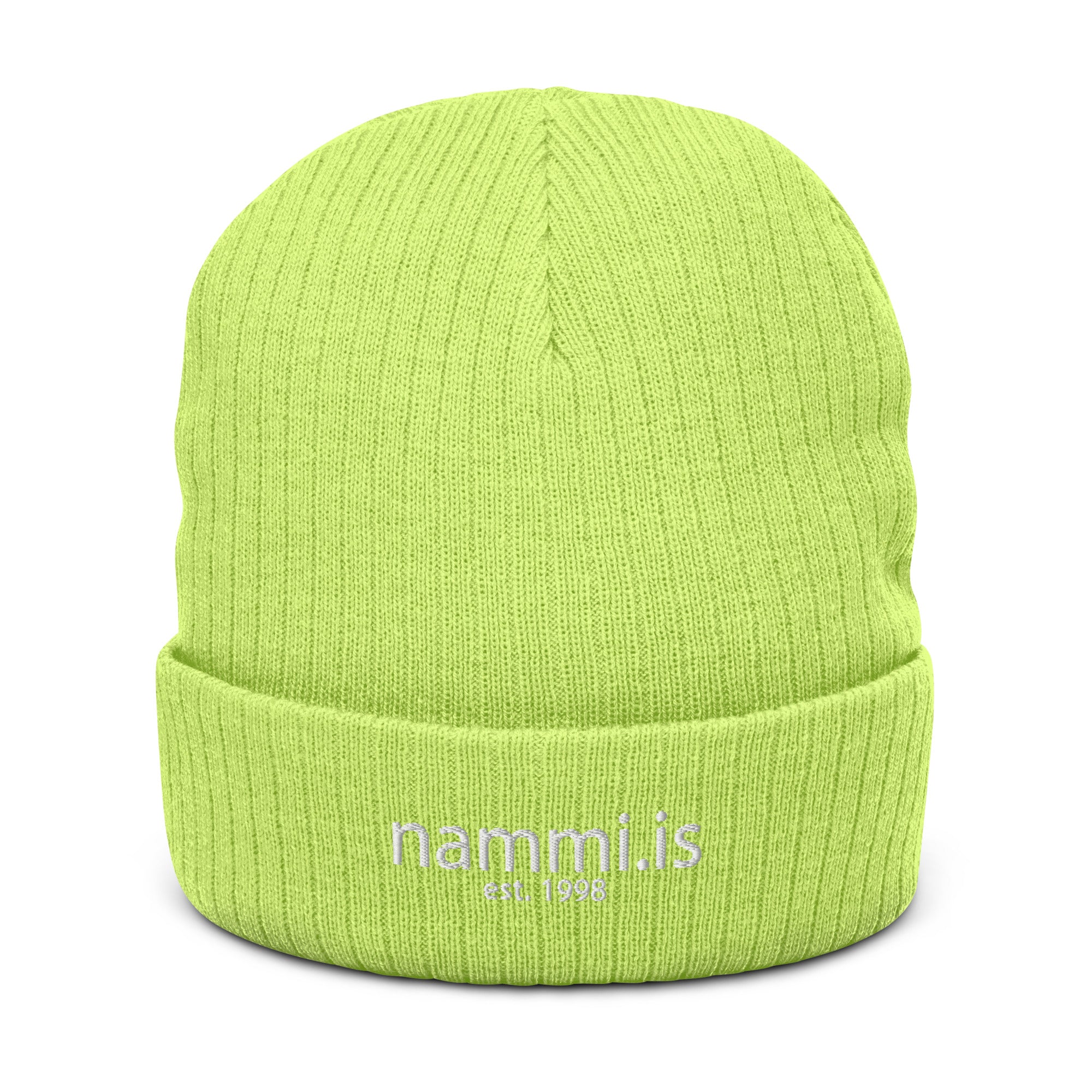 Ribbed Knit Beanie - nammi.isnammi.is