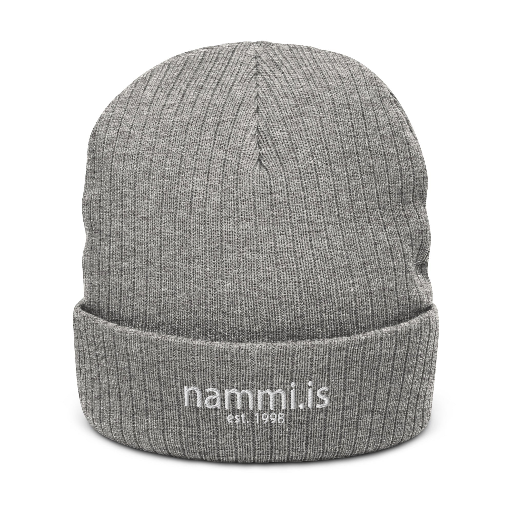 Ribbed Knit Beanie - nammi.isnammi.is