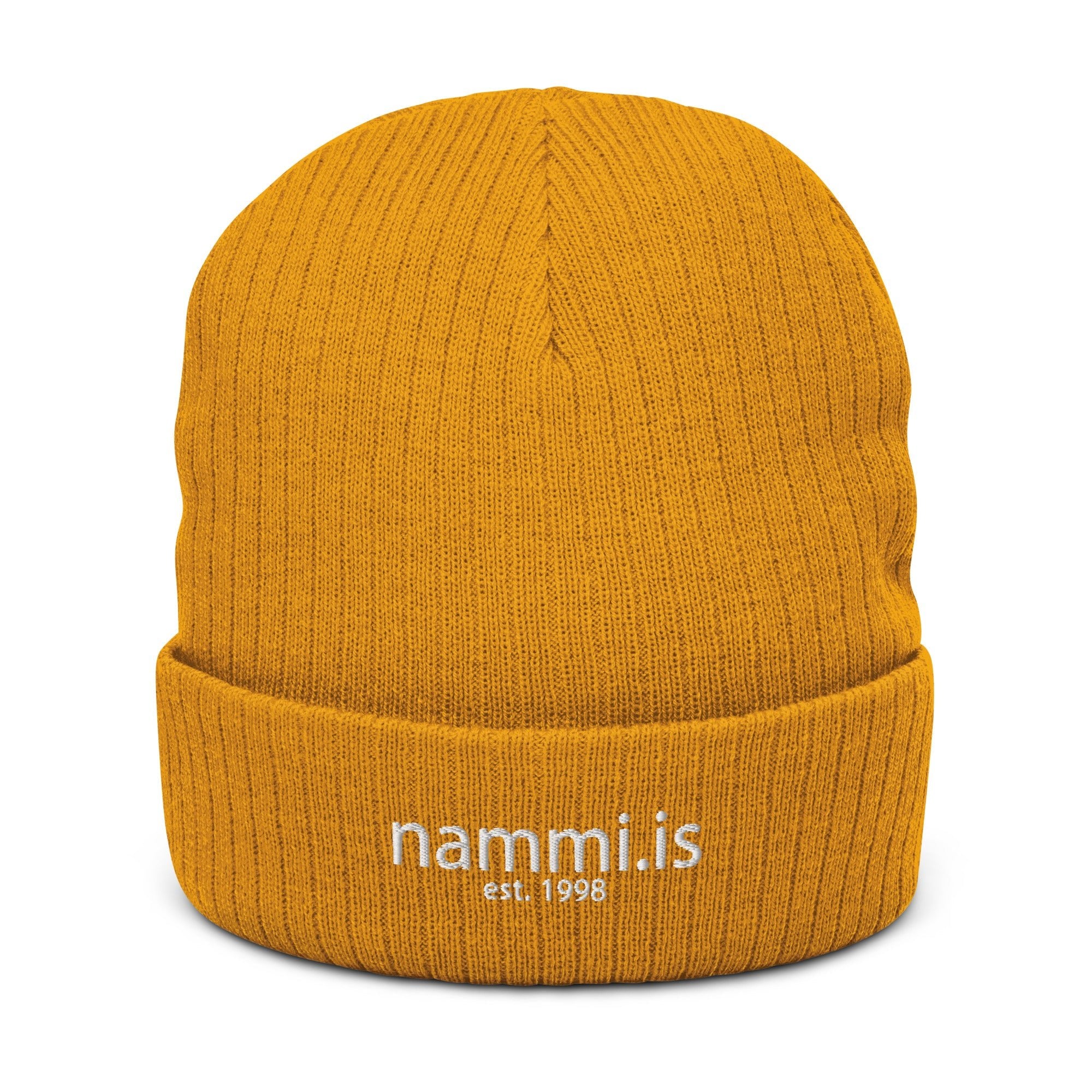 Ribbed Knit Beanie - nammi.isnammi.is