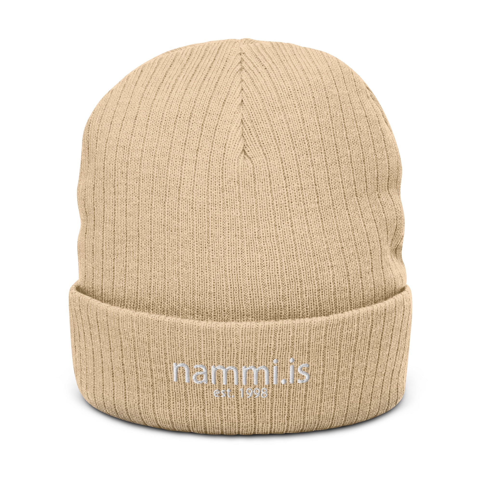 Ribbed Knit Beanie - nammi.isnammi.is