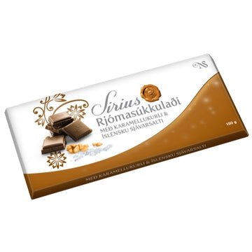 Rjómasúkkulaði - Cream Chocolate with salt & caramel (150 gr.) - nammi.is