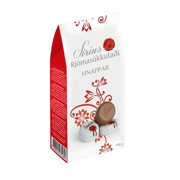 Rjómasúkkulaði hnappar / Plain Chocolate (130 gr.) - nammi.is