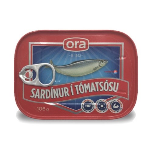 Sardínur í tómatsósu / Sardina Ketchup (106 gr.) - nammi.isOra