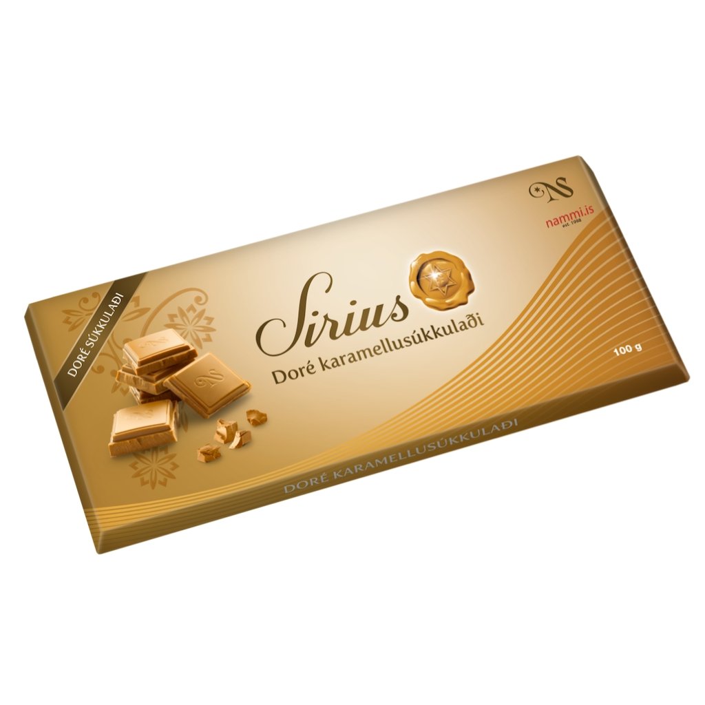 Sirius Doré Caramel Chocolate / 100 grams - nammi.is