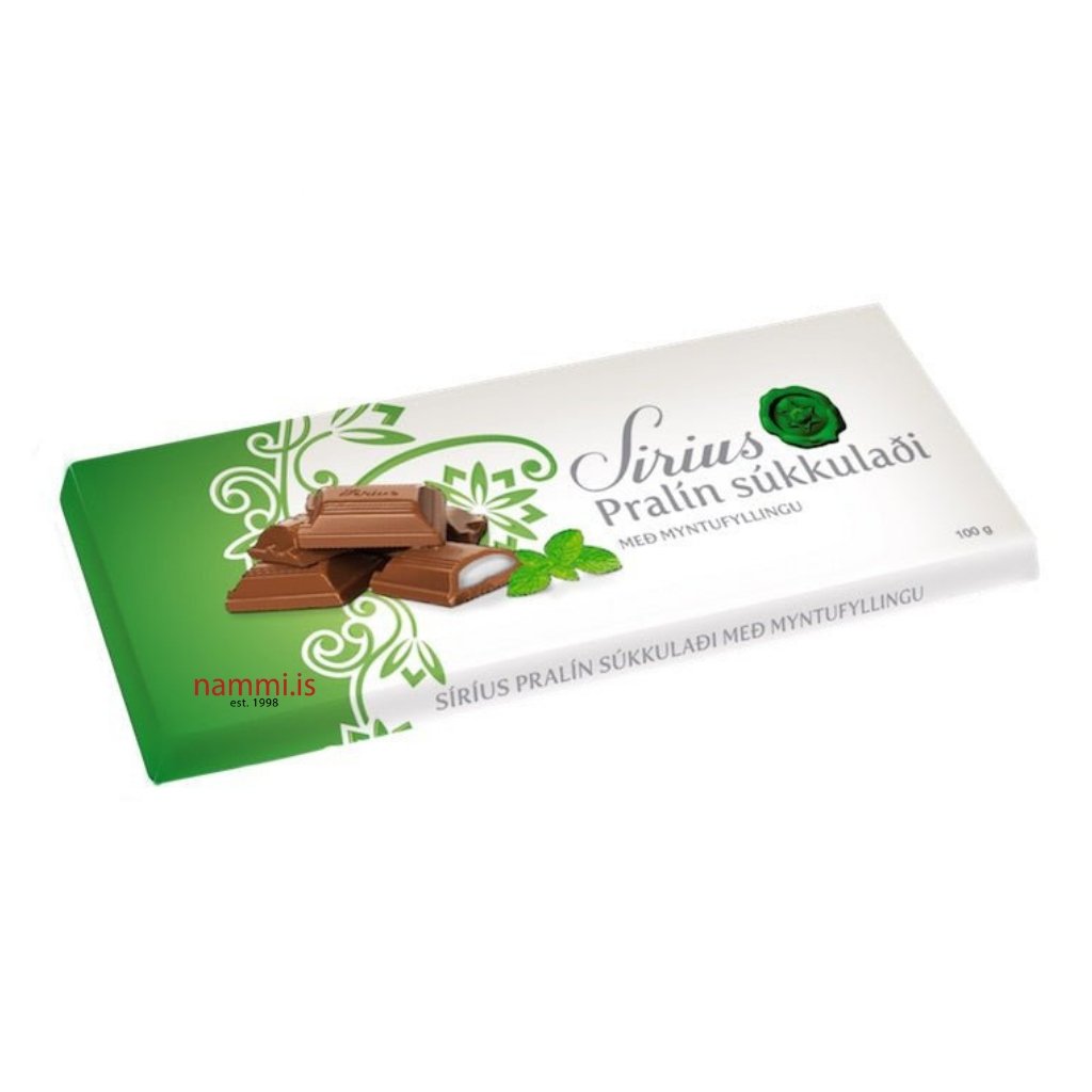 Sirius Pralin Pipp (100 gr.) / Peppermint Cream Chocolate - nammi.is