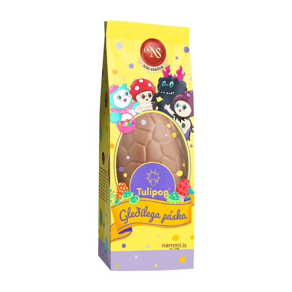Small Tulipop Nóa Chocolate Easter Egg (165 gr) - nammi.isNói Síríus