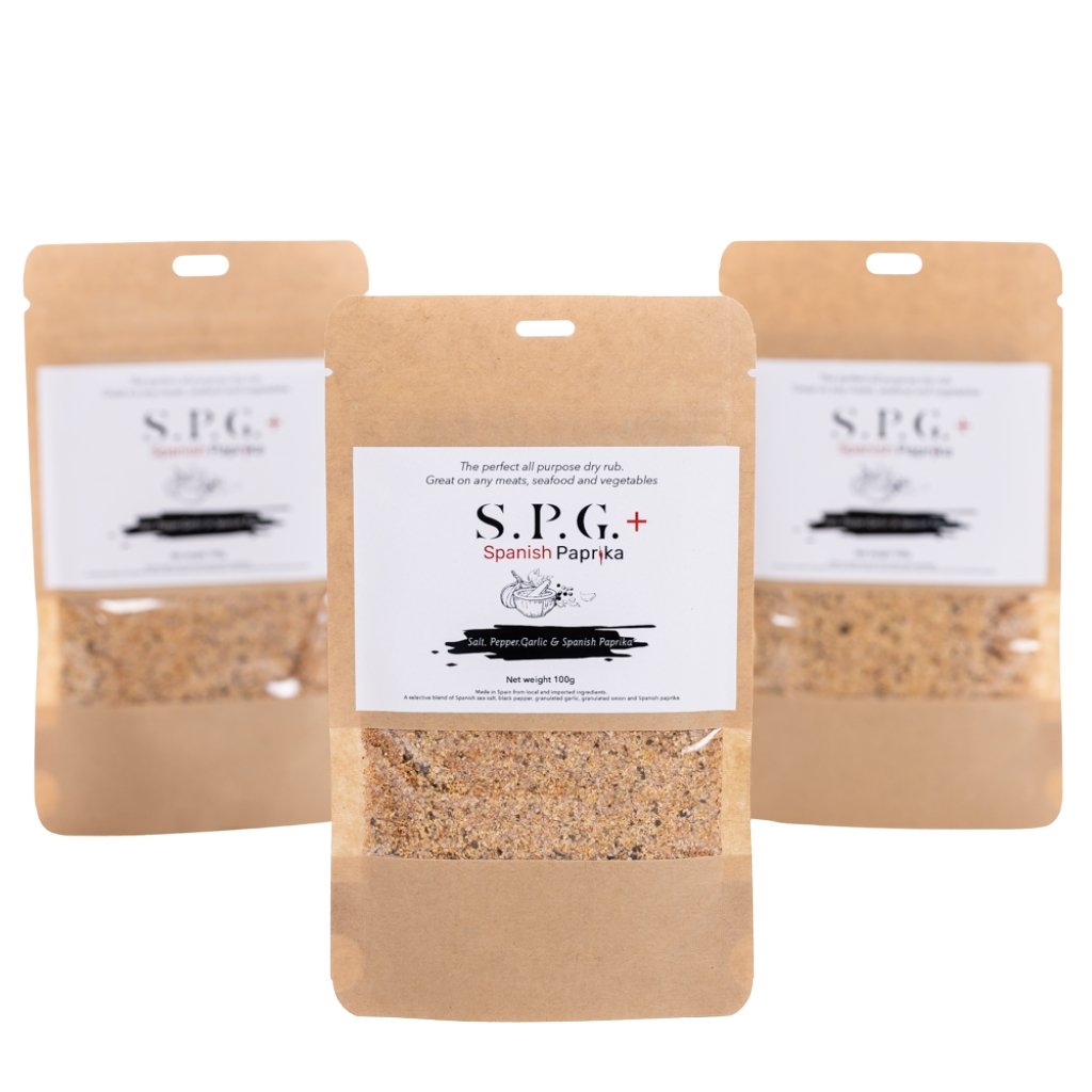 S.P.G. + Spice / Salt, Pepper, Garlic & hint of Spanish Paprika / 70 gr. - nammi.is