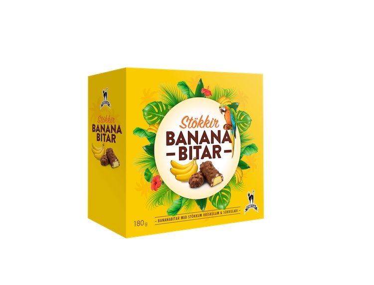 Stökkir Bananabitar / 180 gr. - nammi.is