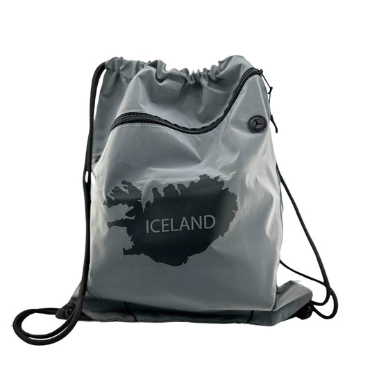 Swim Bag with Zipper - Grey - nammi.isSA Iceland