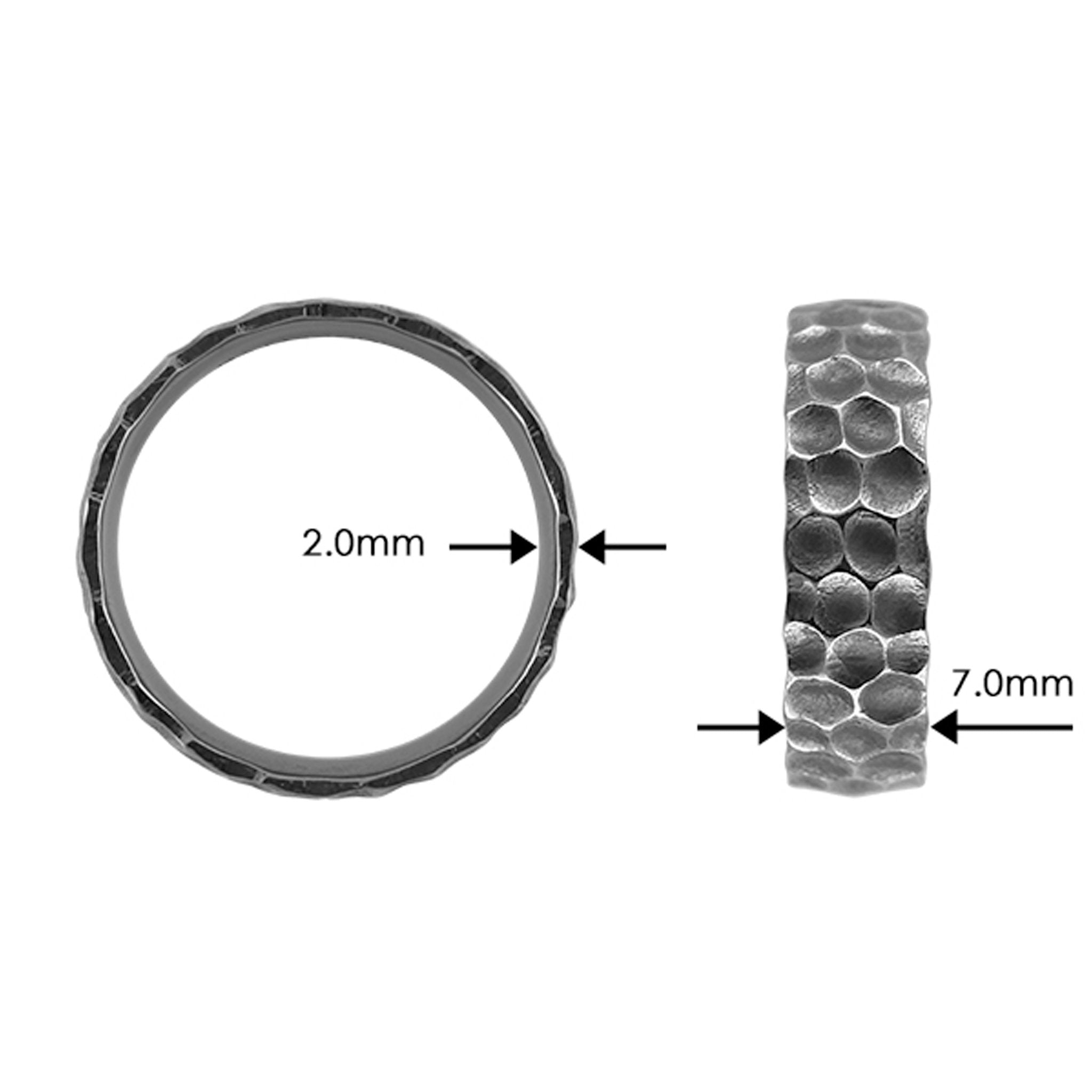 Tantalum Ring - Crater - nammi.isÓfeigur