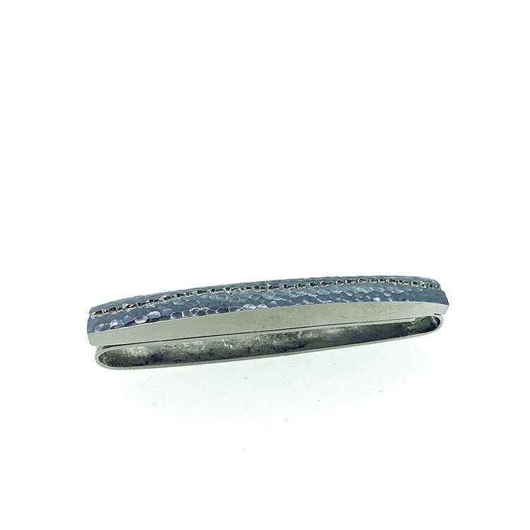 Thingvellir Tie Clip Oxydized Polished - nammi.is